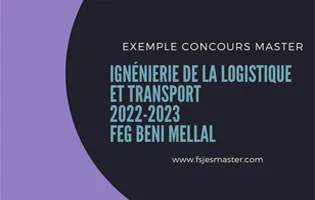 Extrait scanné — FEG Béni Mellal 2022